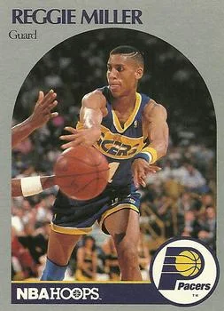 1990-91 Hoops Reggie Miller #135 card image
