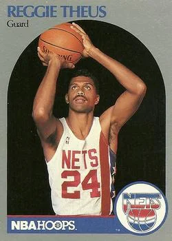 1990-91 Hoops Reggie Theus #420 card image