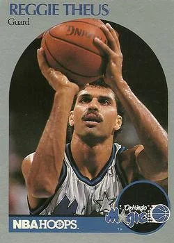 1990-91 Hoops Reggie Theus SP #222 card image