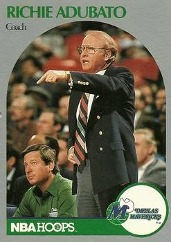 1990-91 Hoops Richie Adubato CO #310 card image