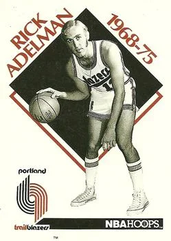 1990-91 Hoops Rick Adelman CO #353 card image