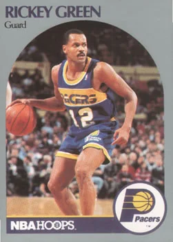 1990-91 Hoops Rickey Green SP #134 card image