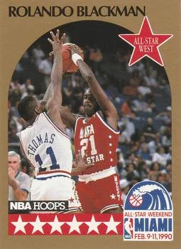 1990-91 Hoops Rolando Blackman #14 card image