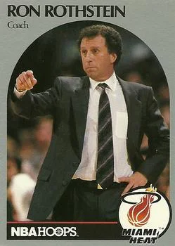 1990-91 Hoops Ron Rothstein Head Coach #318 card image