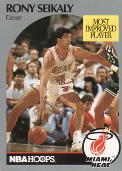 1990-91 Hoops Rony Seikaly MIP #169b card image