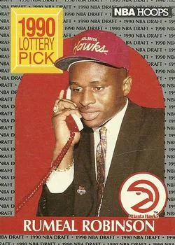 1990-91 Hoops Rumeal Robinson LP #399 card image