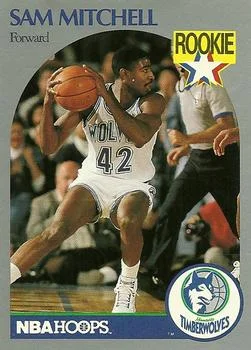 1990-91 Hoops Sam Mitchell RS #188 card image