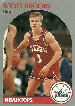 1990-91 Hoops Scott Brooks SP #226 card image