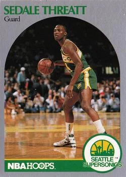 1990-91 Hoops Sedale Threatt #284 card image