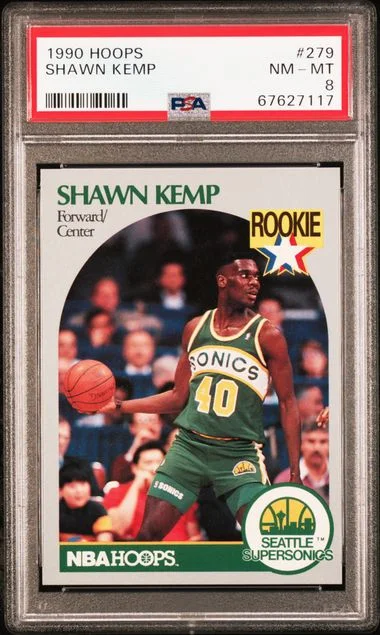 1990-91 Hoops Shawn Kemp #279 card image
