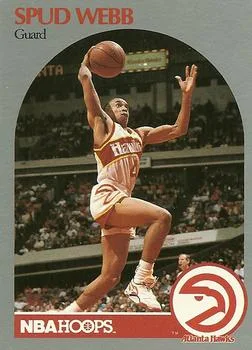 1990-91 Hoops Spud Webb #35 card image