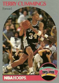 1990-91 Hoops Terry Cummings #266 card image