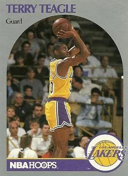 1990-91 Hoops Terry Teagle #416 card image