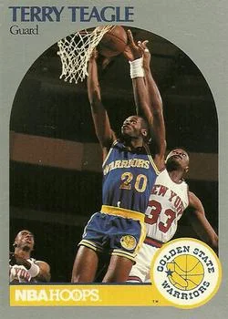 1990-91 Hoops Terry Teagle SP #120 card image