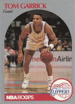 1990-91 Hoops Tom Garrick #144 card image