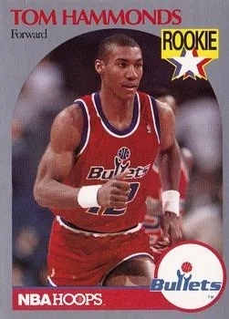 1990-91 Hoops Tom Hammonds #298b card image