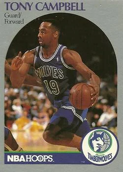 1990-91 Hoops Tony Campbell #185 card image