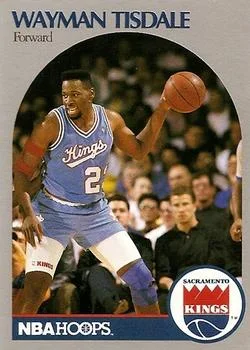 1990-91 Hoops Wayman Tisdale #262 card image