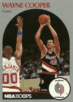 1990-91 Hoops Wayne Cooper #244 card image