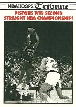 1990-91 Hoops Wayne Cooper / Vinnie Johnson #341b card image