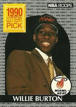 1990-91 Hoops Willie Burton LP #398 card image