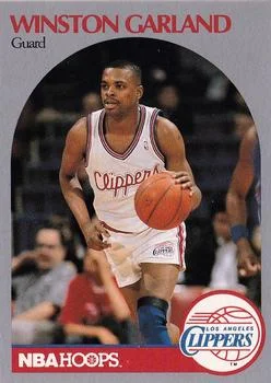 1990-91 Hoops Winston Garland #143 card image