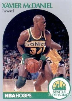 1990-91 Hoops Xavier McDaniel #280 card image