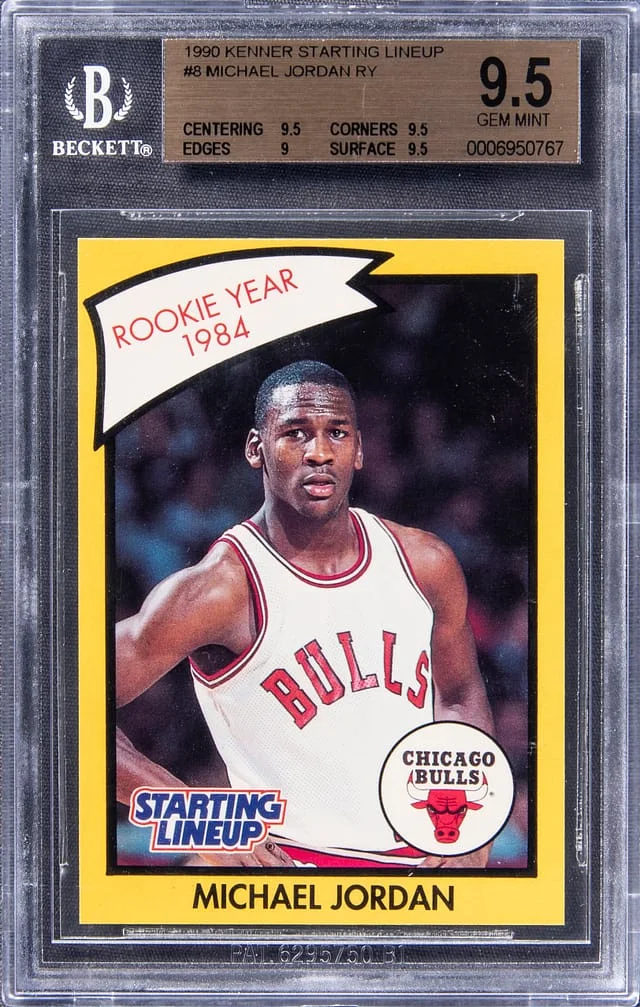 1990-91 Kenner Starting Lineup Michael Jordan #8 card image