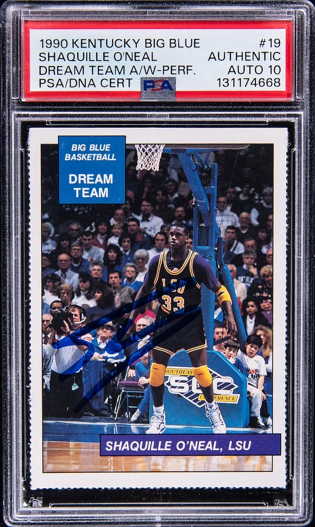 1990-91 Kentucky Big Blue Dream Team/Award Winners Shaquille O'Neal #19 card image