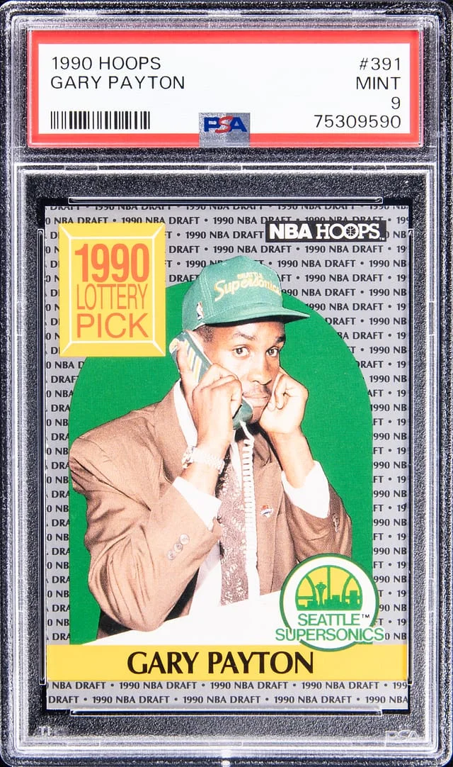 1990-91 NBA Hoops Gary Payton #391 card image