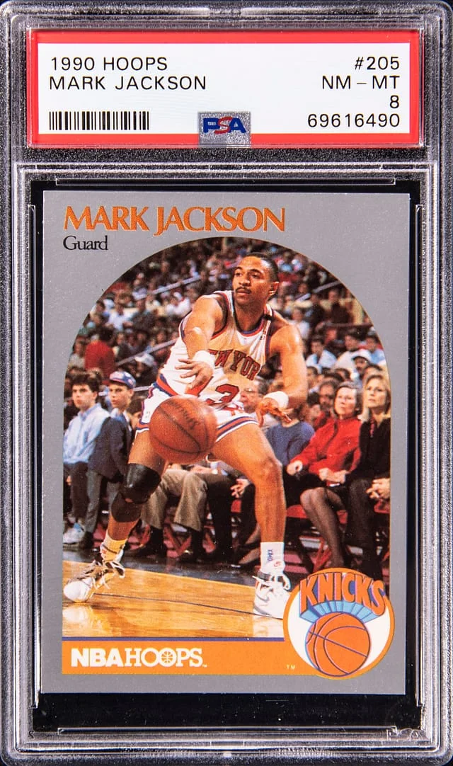 1990-91 NBA Hoops Mark Jackson #205 card image