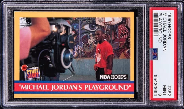 1990-91 NBA Hoops Michael Jordan Playground #382 card image