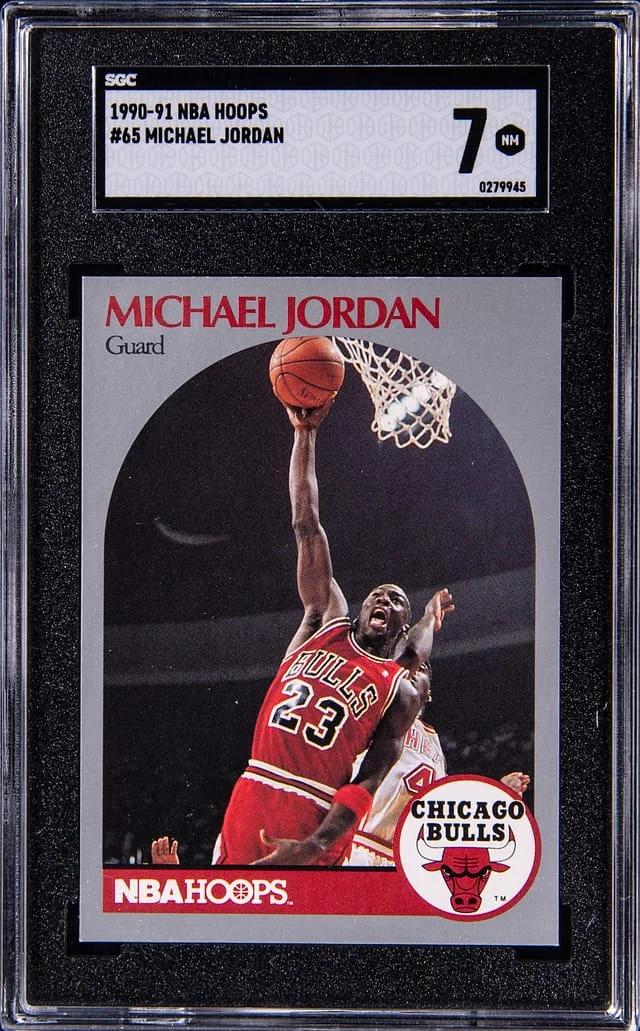 1990-91 NBA Hoops Michael Jordan #63 card image