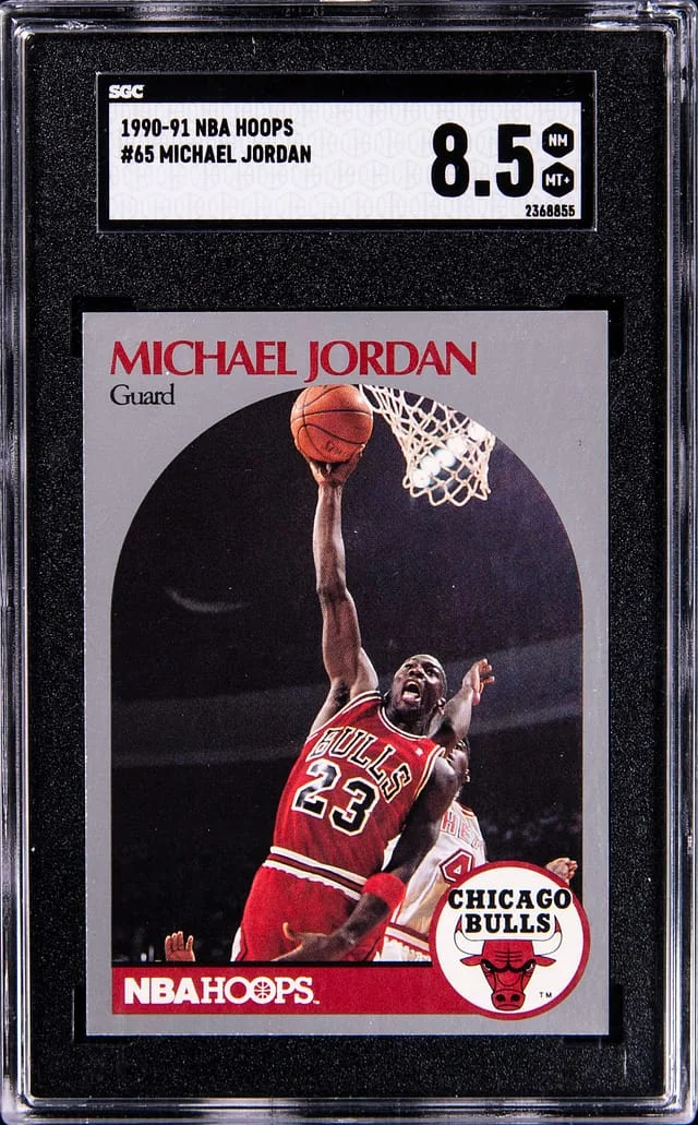 1990-91 NBA Hoops Michael Jordan #65 card image