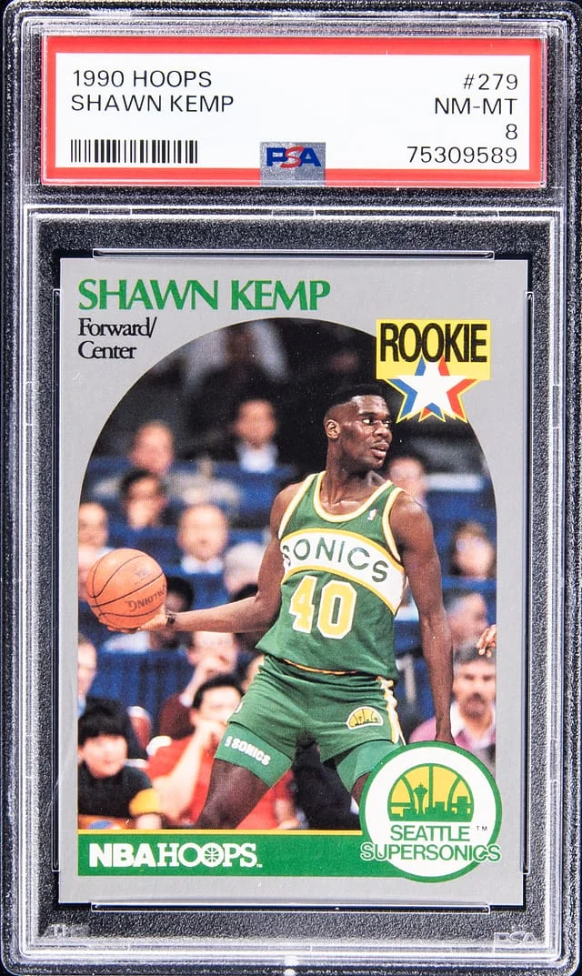 1990-91 NBA Hoops Shawn Kemp #279 card image