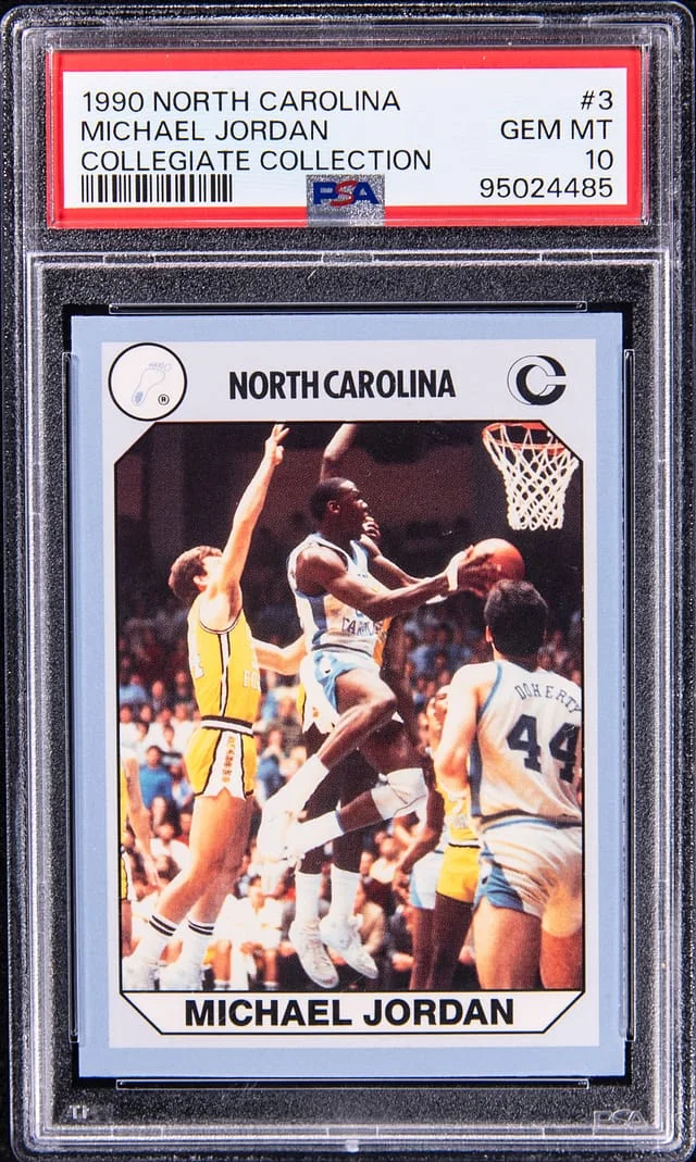 1990-91 North Carolina Collegiate Collection Michael Jordan #3 card image