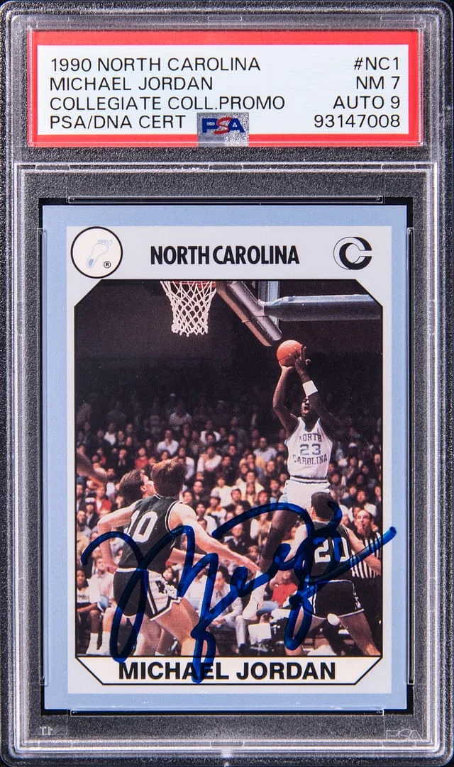 1990-91 North Carolina Collegiate Collection Promo Michael Jordan #NC1 card image