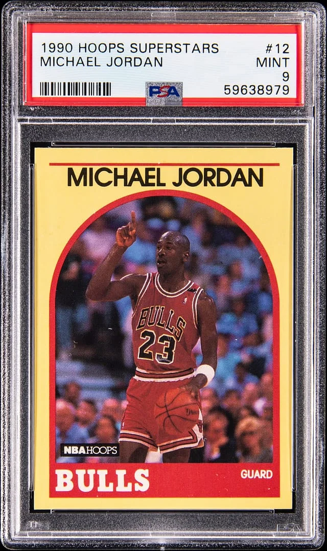 1990-91 Panini Hoops Michael Jordan Superstars #12 card image