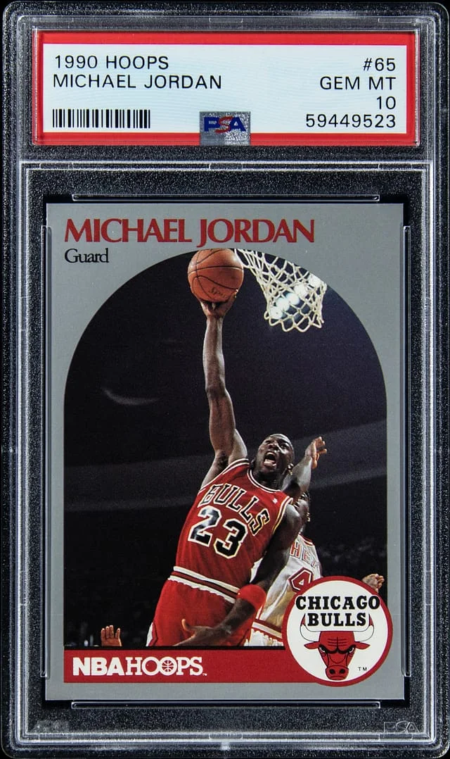 1990-91 Panini Hoops Michael Jordan #65 card image