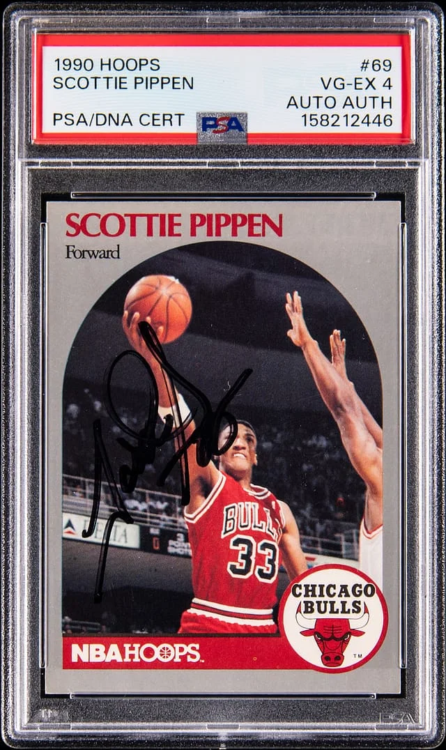 1990-91 Panini Hoops Scottie Pippen #69 card image
