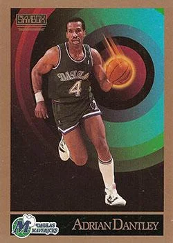 1990-91 SkyBox Adrian Dantley SP #61 card image