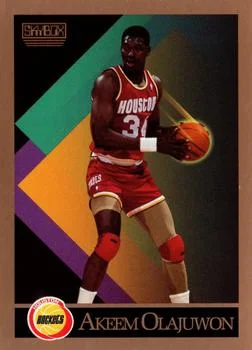 1990-91 SkyBox Akeem Olajuwon #110 card image