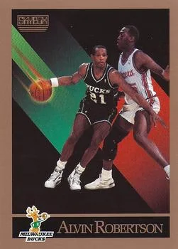 1990-91 SkyBox Alvin Robertson #165 card image