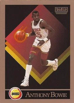 1990-91 SkyBox Anthony Bowie #105 card image