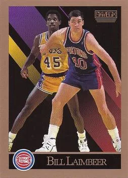 1990-91 SkyBox Bill Laimbeer #90 card image