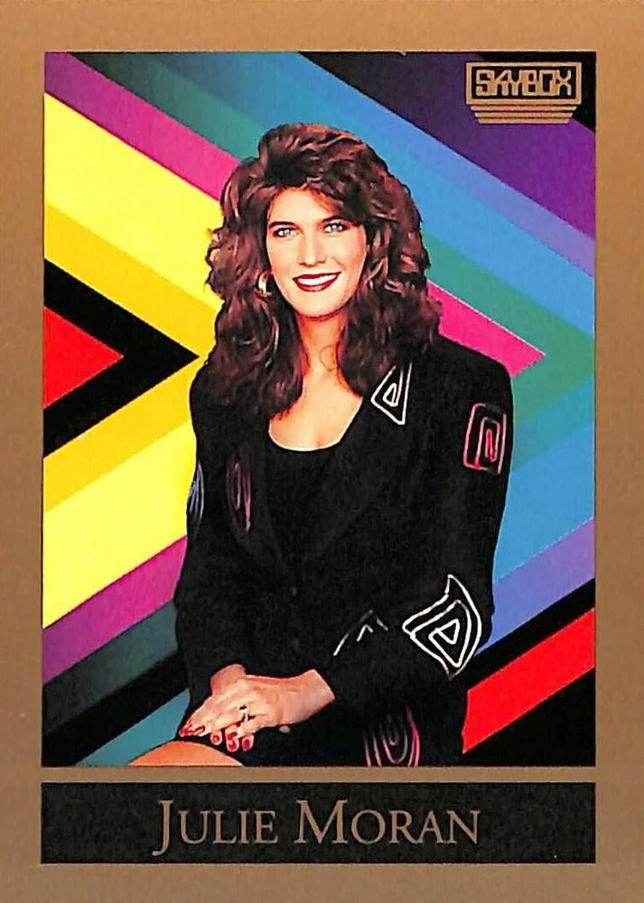 1990-91 SkyBox Julie Moran [Broadcasters] Broadcasters #NNO card image