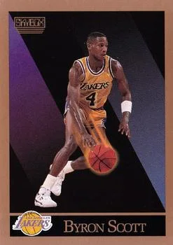1990-91 SkyBox Byron Scott #140 card image