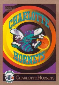 1990-91 SkyBox Charlotte Hornets Logo/Checklist #330 card image