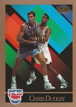 1990-91 SkyBox Chris Dudley #398 card image