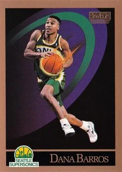 1990-91 SkyBox Dana Barros #263 card image
